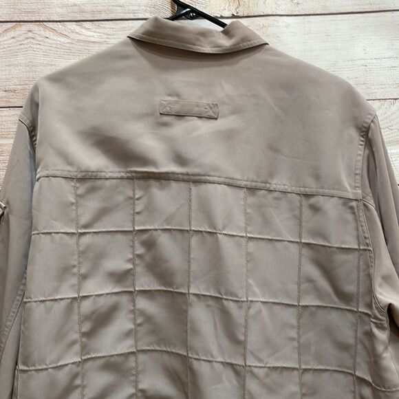 VINTAGE MURELI PATCHWORK SHIRT IN TAN - Picture 9 of 10